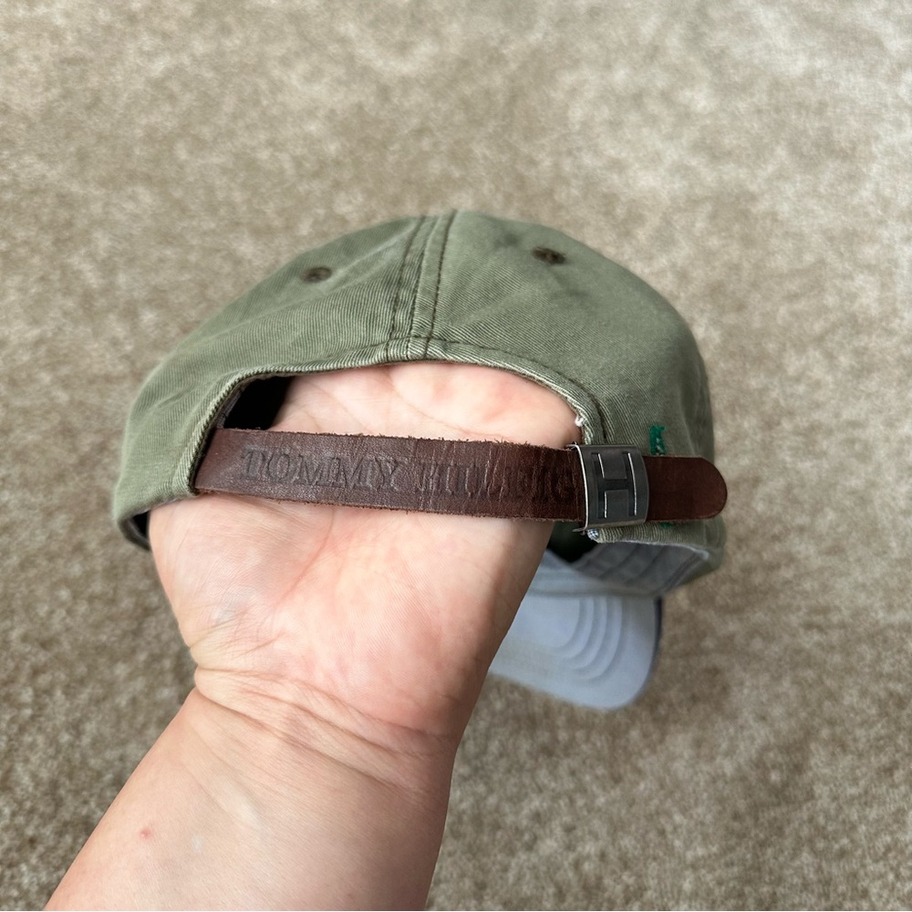 Tommy Hilfiger Olive Green Baseball Cap with Logo - Picture 5 of 8